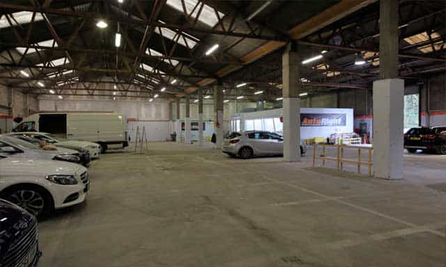 AutoRight body shop workshop on the Monahan Road in Cork